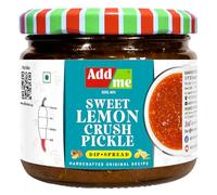 Add Me Home Made Sweet Lemon Crush Pickle 350g | Khatta Meetha Nimbu Ka Achar Pickle in Glass Jar