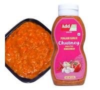 Add me Punjabi lahsun ki chatni Garlic Chutney 210gm Home Made dips Chutney 210 G