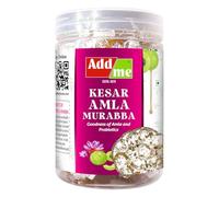 Add Me Sweet Vark Amla Murabba Dry Without Sugar Syrup 800gm Pet Jar Amala murraba with Pure Vegetarian Silver Coating