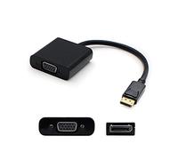 Add-On Computer Peripherals (ACP) AS615AA-AO-5PK DisplayPort VGA Black Cable Adapter (DisplayPort, VGA, Male connector/Female connector, 0.2 m, Black)