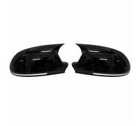 Add On Side Rear View Mirror Cap Cover Pair Wing For A3 8P A4 A5 B8 B8.5 Q3 A6 C6 4F S6(Glossy Black-B8)