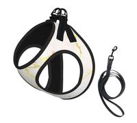 Add Your Text Gold Marble Blank Modern Elegant,Pet Harness,Adjustable Reflective Dog Harness,Pet Leash Vest,S