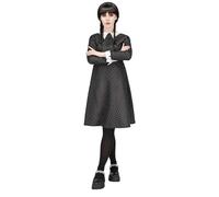 Smiffys 54064 Adult Gothic School Girl Costume, Halloween Fancy Dress Wednesday
