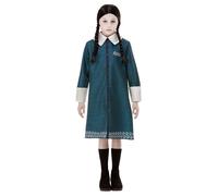 Addams Family Wednesday Costume - Black - Dress & Wig - 52235L