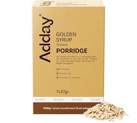 Adday High Protein Meal Replacement Porridge - Golden Syrup - 7 Breakfasts | Meal Replacement Porridge, 20g Protein, Low Calorie Total Diet Replacement, Vegetarian, Halal & Kosher