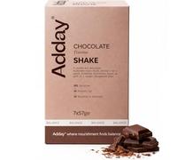 Adday High Protein Meal Replacement Shake Chocolate- 7 Complete Meals- 20g Protein, 26 Vitamins- Low Calorie Total Diet Replacement- Gluten Free, Halal, Kosher