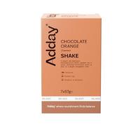 Adday - High Protein Total Diet Meal Replacement Shake Chocolate Orange - Low Calorie Milkshake Style Drink - Gluten Free, Halal Suitable, Kosher and Vegetarian - With Vitamin D, Fibre, Iron and +