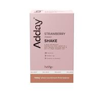 Adday - High Protein Total Diet Meal Replacement Shake Strawberry - Low Calorie Milkshake Style Drink - Gluten Free, Halal Suitable, Kosher and Vegetarian - With Vitamin D, Fibre, Iron and +