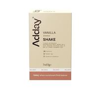 Adday - High Protein Total Diet Meal Replacement Shake Vanilla - Low Calorie Milkshake Style Drink - Gluten Free, Halal Suitable, Kosher and Vegetarian - With Vitamin D, Fibre, Iron and +