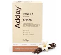 Adday - High Protein Total Diet Meal Replacement Shake Vanilla - Low Calorie Milkshake Style Drink - Gluten Free, Halal Suitable, Kosher and Vegetarian - With Vitamin D, Fibre, Iron and +