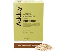 Adday - Total Diet Meal Replacement Creamy Porridge Sachets, Apple & Cinnamon - Nutritionally Complete Low Calorie, High Protein Ready Meal for Weight Control - Vegetarian, and More