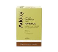 Adday - Total Diet Meal Replacement Creamy Porridge Sachets, Apple & Cinnamon - Nutritionally Complete Low Calorie, High Protein Ready Meal for Weight Control - Vegetarian, and More