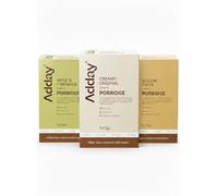 Adday - Total Diet Meal Replacement Creamy Porridges - Nutritionally Complete Low Calorie, High Protein Ready Meal for Weight Control - Vegetarian - Golden Syrup, Apple & Cinnamon, Creamy Original