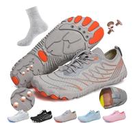 AddBili Grounding Shoes with Copper for Earthjing Ground Effectively While remaining Soft and Comfortable Fully Experience The Benefits of grounding, Grey, 8.5 Women/7 Men