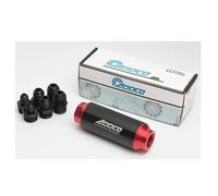 ADDCO In Line AN6 AN8 AN10 40 Micron High Flow Performance Fuel Filter | Braided