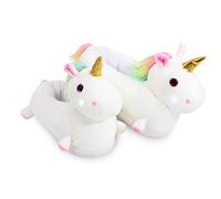 Addcore Light Up Unicorn Ladies Slippers, Flashing LED Cheeks, UK Size 5 to 9