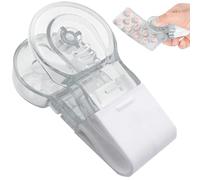 Addein 1 Piece Pill Popper for Blister Packs, White Portable Pill Taker, Effortless Single-Press Extraction, Suitable for Seniors, Limited Mobility or Arthritis Sufferers