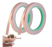 Addein 1 Roll Copper Tape, Copper Foil Tape, Copper Slug Tape, Copper Tape Conductive Adhesive for Colored Glass, Welding, Electrical Maintenance