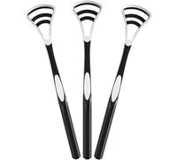 Addein 3 Pack Tongue Cleaner, Tongue Scraper, Plastic Tongue Scraper for Adults, Tongue Cleaning Tool for Oral Hygiene and Fresh Breath