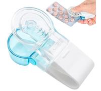 Addein Portable Pill Popper for Blister Packs, Compact Tablet Remover with Catch Tray, Easy One-Press Pill Extractor for Seniors and Travel