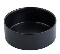Addggo Black 8 in Dog Bowl Ceramic for Medium Sized Breed,Retrievers,7.6 Cups Non Slip Heavy Weighted Dog Food Water Dish,Modern Big Pet Bowl Large