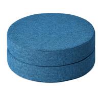 AddGrace 2.5" Thick Non Slip Round Chair Pad Set of 2, 41cm, Blue