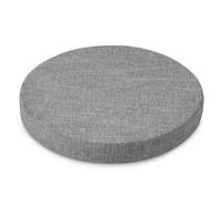 AddGrace Round Chair Cushions for Dining Chairs Soft Round Kitchen Seat Cushions with Removable Cover Non Slip Thick Seat Pads for Dining Kitchen Room 1 Pack (16 Inch Light Grey)