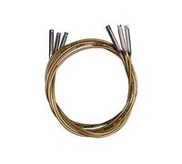 Addi Knitting Needle Cord and Connectors, Gold/Silver, 60-80-100cm