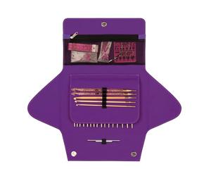 Addi AddiClick Crochet Hook, Metal, Purple, 25 x 17 x 5 cm