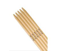 Addi Bamboo Knitting Needles 6" Double Pointed Wood 15cm