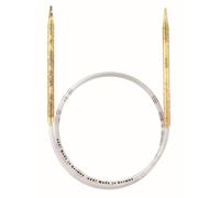 Addi Circular Gold Glitter Plastic Needle, 80cm x 15mm