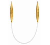 Addi Circular Gold Glitter Plastic Needle, 80cm x 25mm