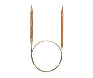 Addi Circular Olivewood Knitting Needle for Knitting, 100cm x 6.5mm
