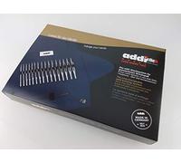 Addi Click Novel Lace Short Tip Set-8 PRS, 5 Cords, 1 Connector, Metal, Oine Size
