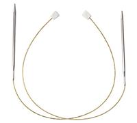 Addi Flexi-Bel Needles, brass nickel-plated, Multicoloured, 50cm x 2mm