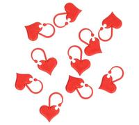 Addi Love Stitch Markers - Set of 6 in Rood