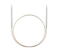 Addi Nadeln Circular Knitting Needle Basic Metal, Brass, Multicoloured, 250cm x 2mm