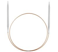 Addi Nadeln Circular Knitting Needle Basic Metal, Brass Nickel-Plated, Multicoloured, 200cm x 3mm