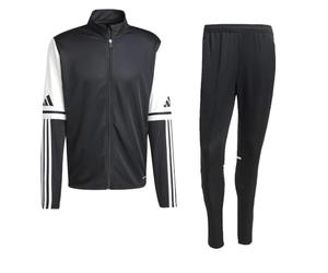 Addias Men's Tracksuit Black White Squadra 25 Size L - Sportswear Set