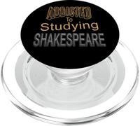 Addicted Studying Shakespeare Humorous Slogan PopSockets PopGrip for MagSafe