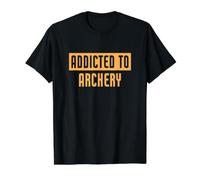 Addicted to Archery Funny Archer Value Graphic T-Shirt, Men, Black, L