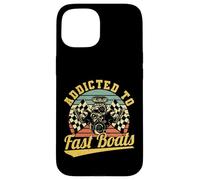 Addicted To Fast Boats Drag Boat Racing Speedboat Hydroplane Case for iPhone 15