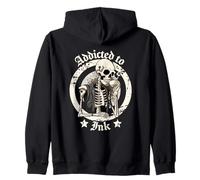 Addicted To Ink Tattoo Artists Tattoo Addicts Tattooist Zip Hoodie