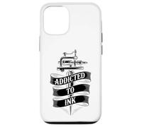 Addicted To Ink Tattoo Lover Tattooing Machine Vintage Cool Case for iPhone 12/12 Pro