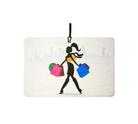 Addicted To Shopping Car Air Freshener (Funny/Fun Xmas Christmas Stocking Filler/Secret Santa/Novelty Scented Gift)