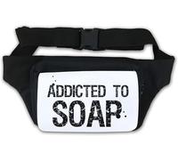 Addicted to Soap Washing Up Graphic Waist Bag Fanny Pack White