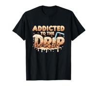 Addicted to The Drip Funny Boba Tea Lover Bubble Drink T-Shirt