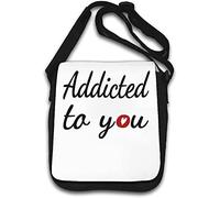 Addicted to You Red Valentines Heart Shoulder Bag White