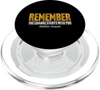 Addiction Counselor Remember Mental Health Substance Abuse PopSockets PopGrip for MagSafe