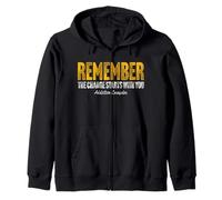 Addiction Counselor Remember Mental Health Substance Abuse Zip Hoodie